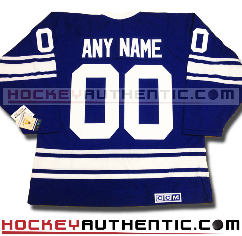 ANY NAME AND NUMBER TORONTO MAPLE LEAFS CCM VINTAGE 1967 REPLICA NHL J –  Hockey Authentic