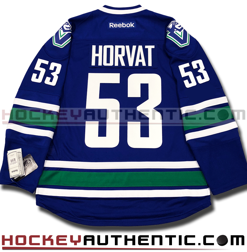 adidas Canucks Horvat Third Authentic Jersey - Black