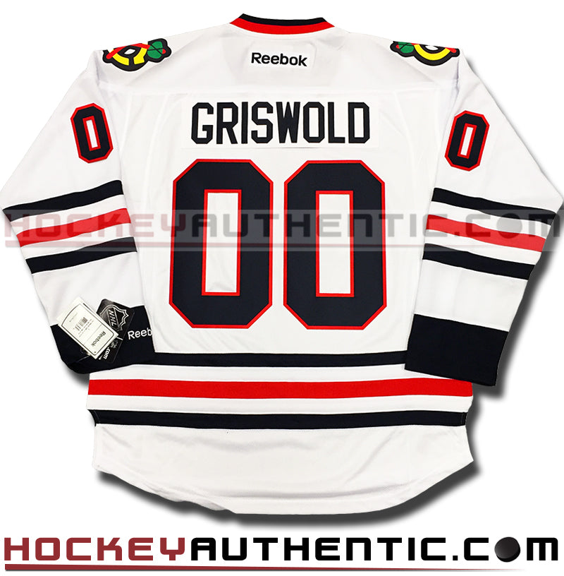 Headgear Clark Griswold Chicago Men's White National Lampoons Griswold Jersey, M / White