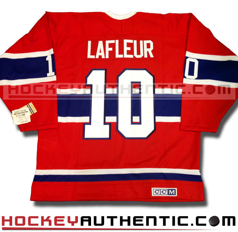 Vintage Adidas - Montreal Canadiens Guy Lafleur Number 10 Hockey
