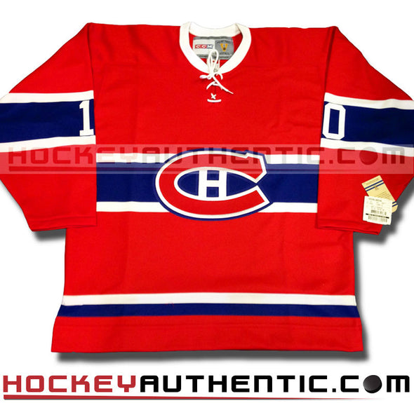 View of the Montreal Canadiens commemorative jersey with Guy