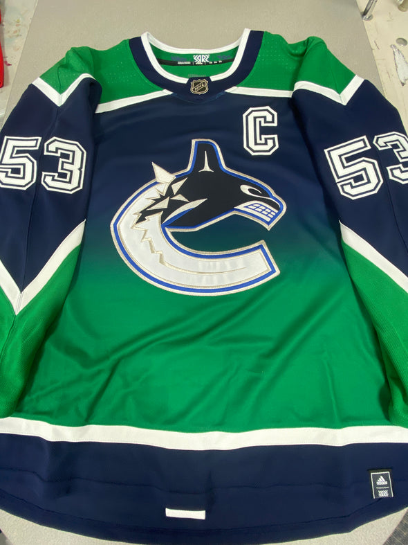 ANY NAME AND NUMBER VANCOUVER CANUCKS REVERSE RETRO AUTHENTIC ADIDAS NHL JERSEY (CUSTOMIZED AEROREADY MODEL)