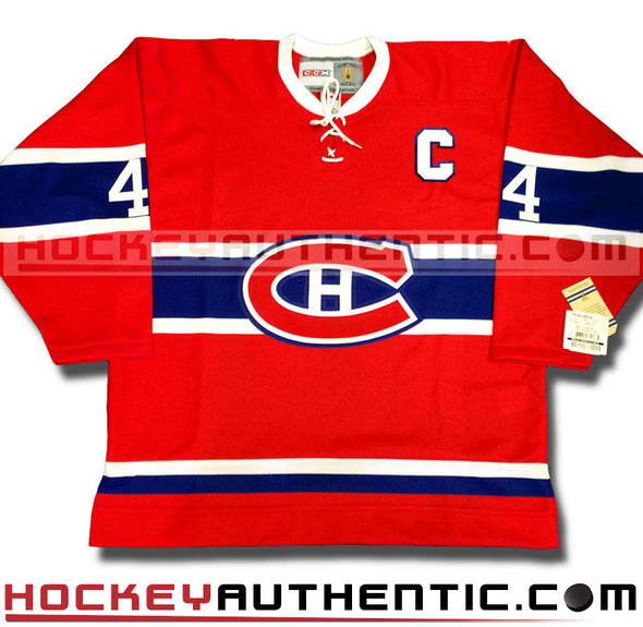 JEAN BELIVEAU MONTREAL CANADIENS CCM VINTAGE 1968 REPLICA NHL JERSEY - Hockey Authentic