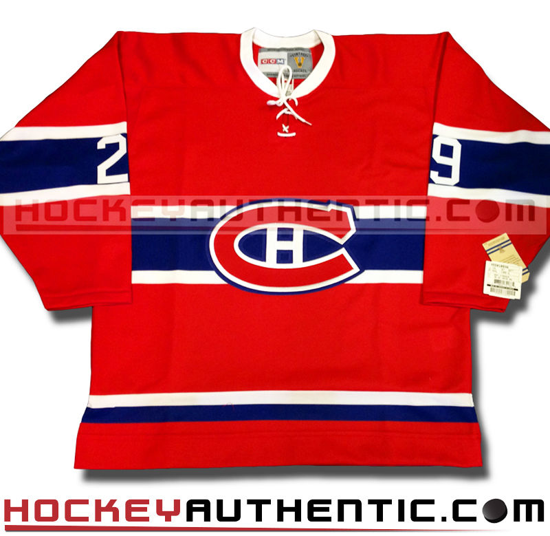 KEN DRYDEN MONTREAL CANADIENS CCM VINTAGE 1971 REPLICA NHL JERSEY